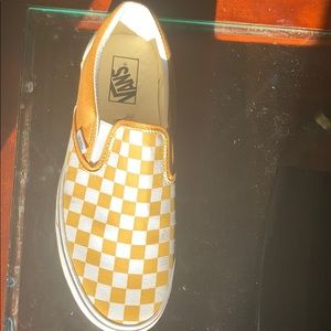 Gold and cream vans